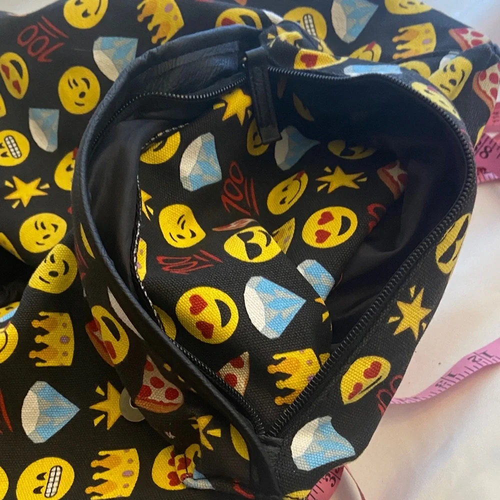 Emoji Print Backpack